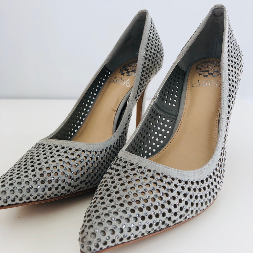 NEW Vince Camuto rhinestone heels - Picture 4 of 7